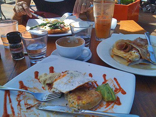 Brunch at the Naked Fig Cafe in Swanbourne, Perth WA