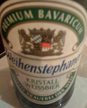Weihenstephaner Kristall, perfect with Vietnamese Food
