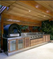 outdoor living areas, outdoor kitchens