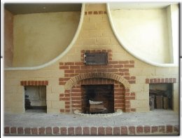 Construction of Wood Burning Fireplaces,  Pizza Oven Construction